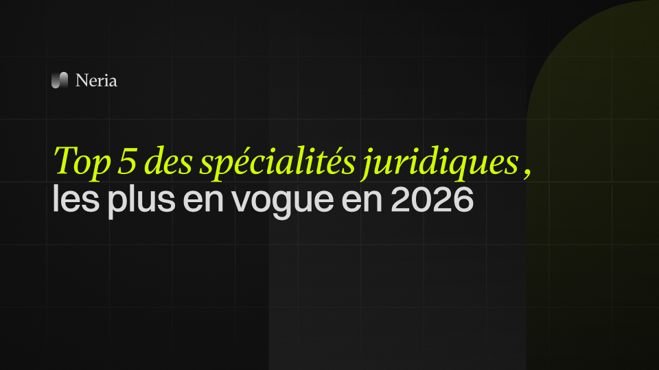 Top 5 des spécialités juridiques les plus en vogue en 2026