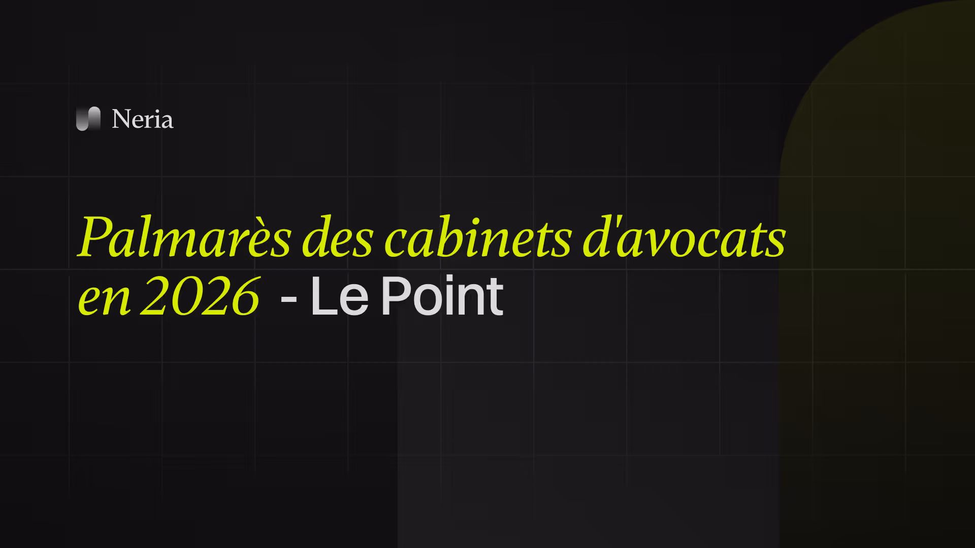 Palmarès des cabinets d'avocats en 2026 - Le point