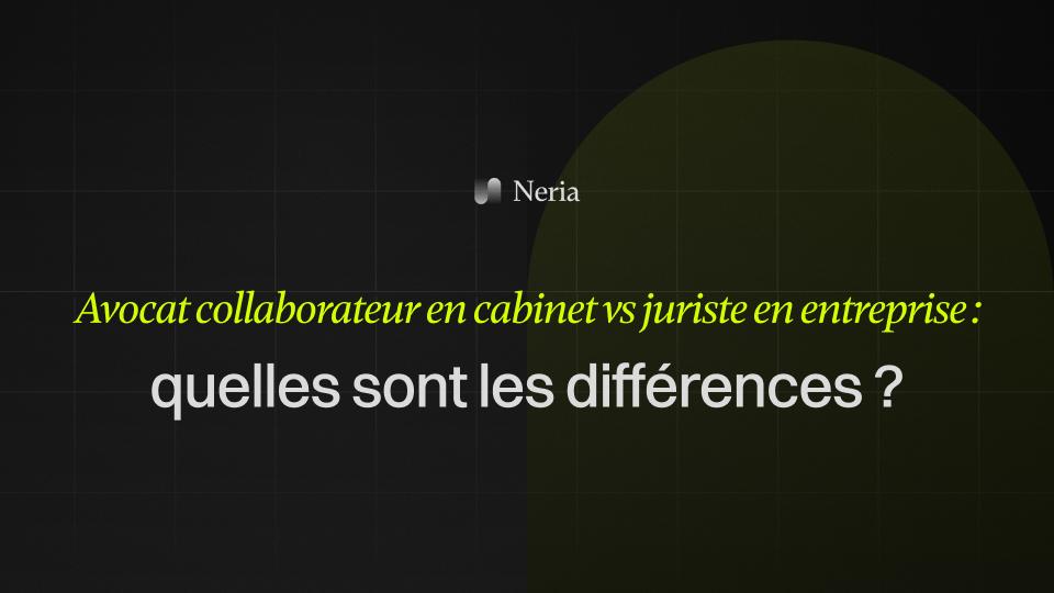 Avocat collaborateur en cabinet vs juriste en entreprise : quelles sont les différences ?